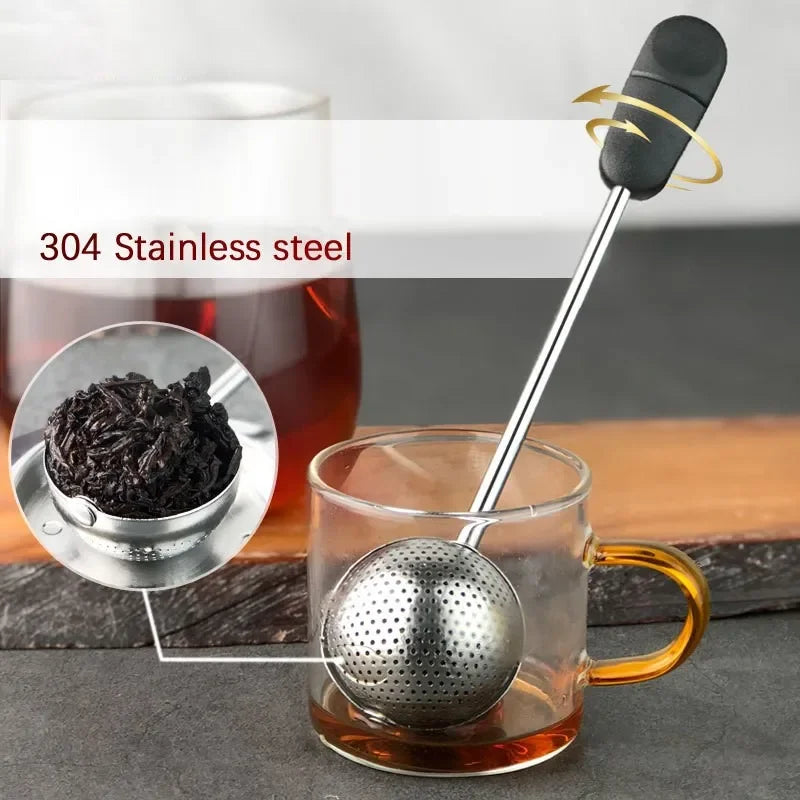 Multifunction Tea Infuser Single-sided Rotating Tea Infuser Ball