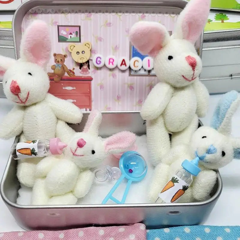 Snuggly Easter Bunny in a Tin