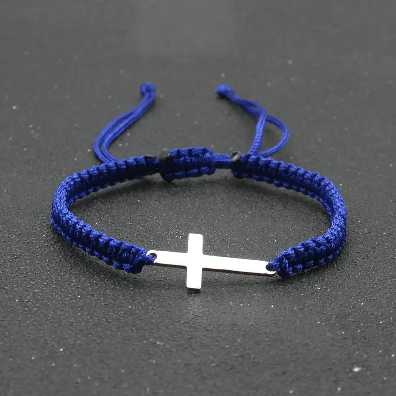 Elegant Cross Rope Bracelets