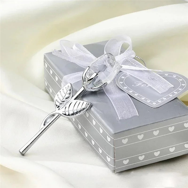 Crystal Enchanted Rose inside Classic Gift Box - Mothers Day, Birthday, Graduation, Anniversary