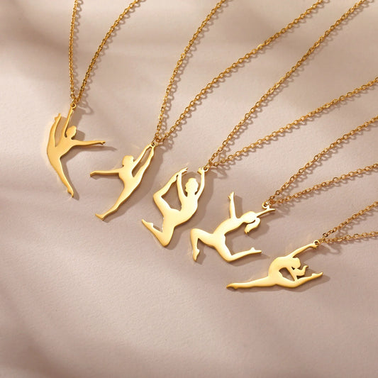 Dazzling Gymnast Necklace