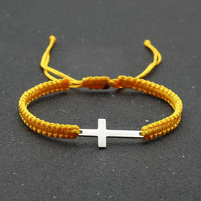 Elegant Cross Rope Bracelets