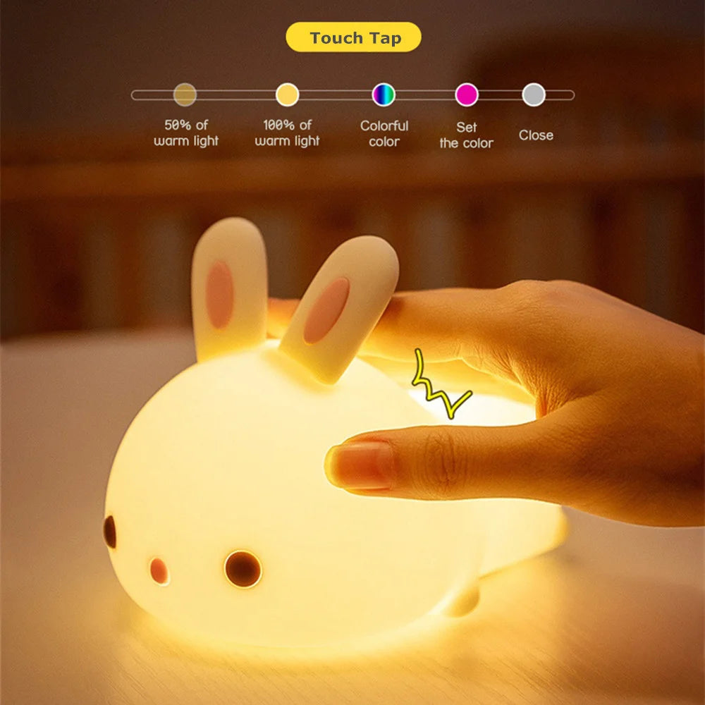 Cozy Glow Bunny Night Light