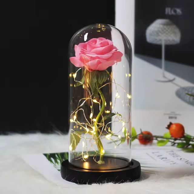 Eternal Love Rose in Glass Dome (Perfect for Mother's Day and Graduation!)